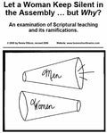 Let a Woman Keep Silent in the Assembly: But why? (e-Book)