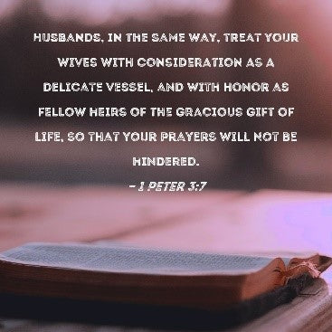 A strategy for a husband to be accountable for honoring his wife