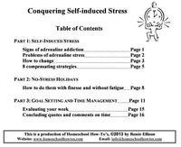 Conquering Self-induced Stress (e-Book)