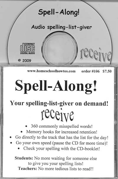 Spell Along Spell-Along Spelling Course — Audio Spelling Program for Homeschoolers ...