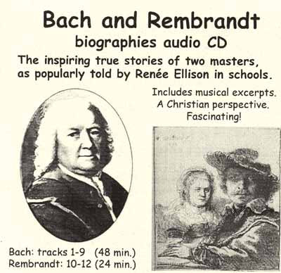 Bach and Rembrandt Biographies (audio CD)