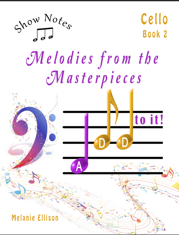 Show Notes Cello Book 2: Melodies from the masterpieces